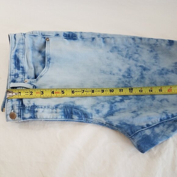 Universal Thread High Rise Skinny Jeans Ankle SIZE 16 Stretch Bleached Light Med - Picture 5 of 12